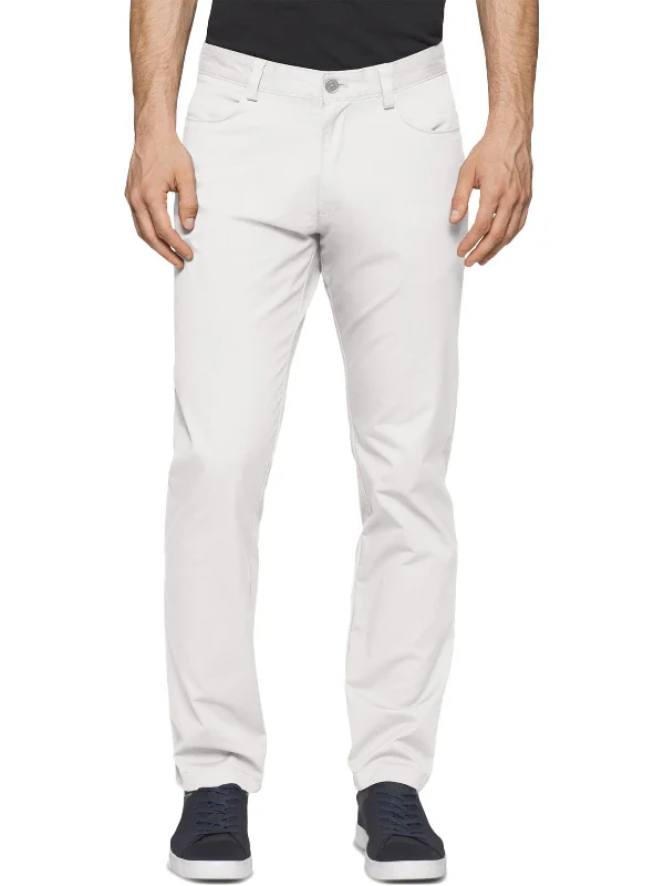 Convoy Mens Sateen Slim Fit Casual Pants