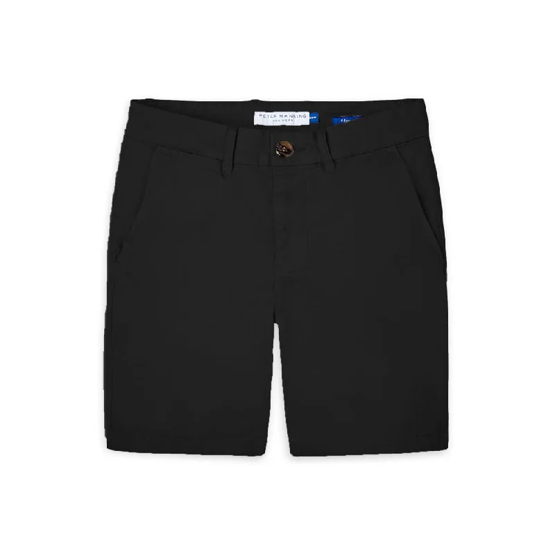 Stretch Chino Shorts - Black