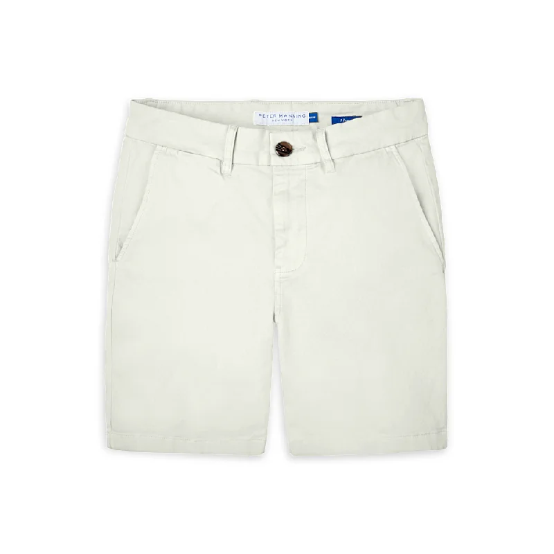 Stretch Chino Shorts - Stone