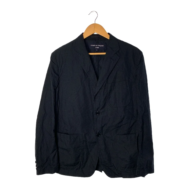 COMME des GARCONS HOMME/Jacket/L/Navy/Cotton/HA-J102