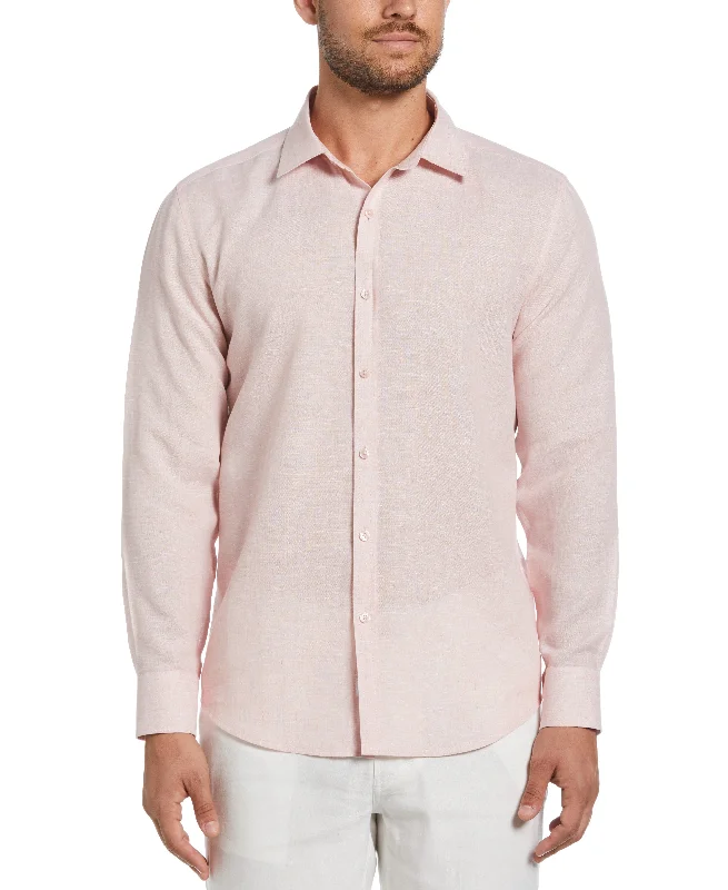 Travelselect™ Linen-Blend Long Sleeve Shirt