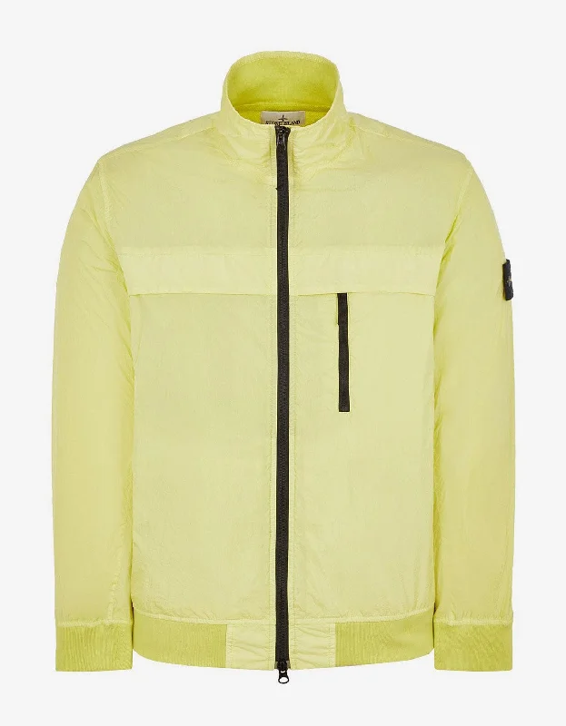 Stone Island Yellow Garment Dyed Crinkle Reps R-NY Blouson