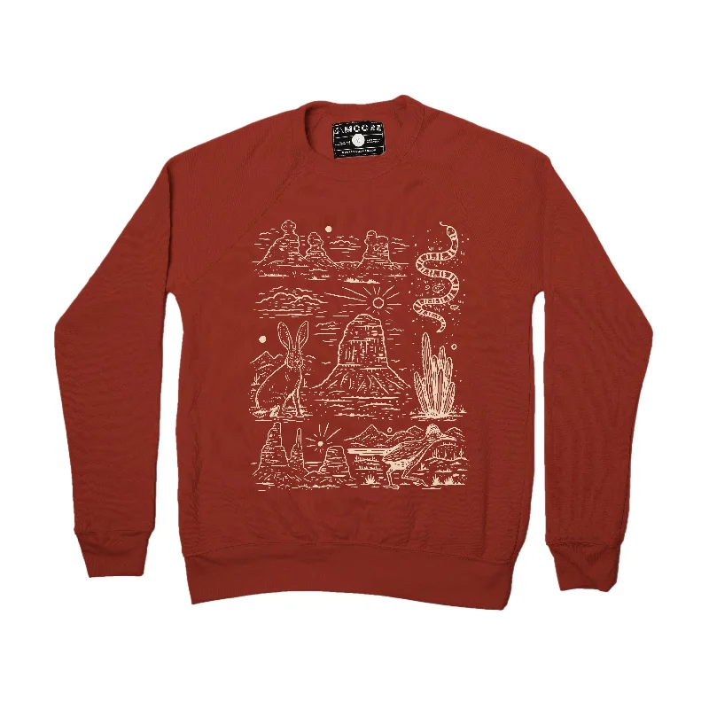 Desert Crewneck-Brick