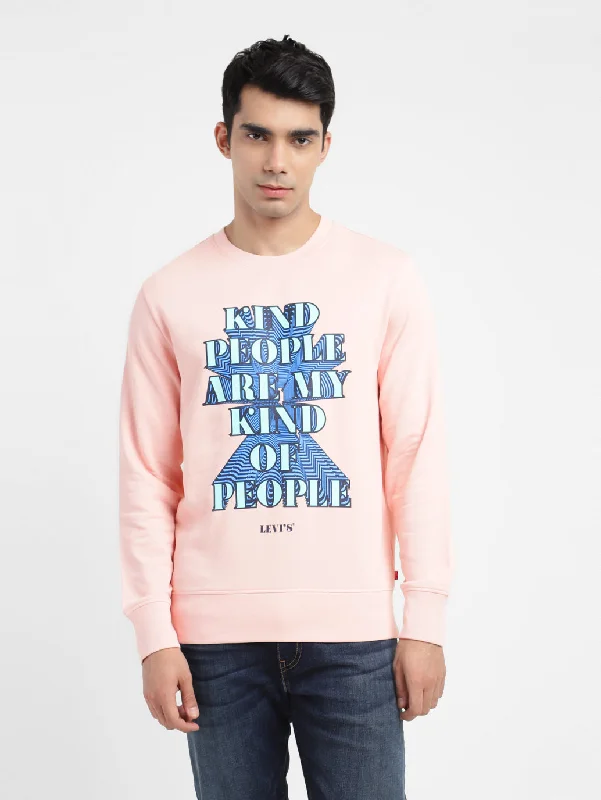 Men's Printed Crew Neck Sweatshirt