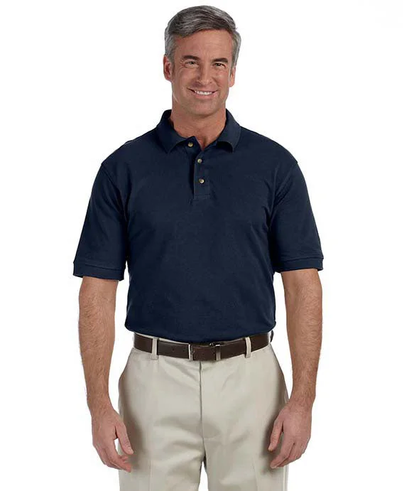 M200T - Harriton Mens Tall Short-Sleeve Polo Shirt | Navy