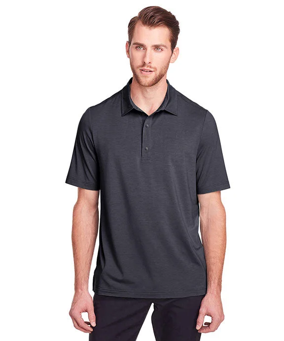 NE100 - North End Mens JAQ Snap-Up Stretch Performance Polo Shirt | Carbon