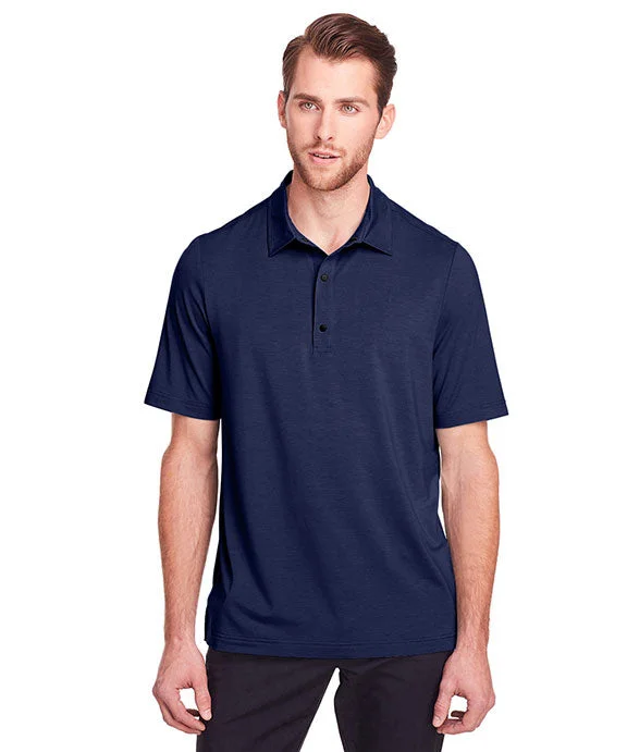 NE100 - North End Mens JAQ Snap-Up Stretch Performance Polo Shirt | Classic Navy