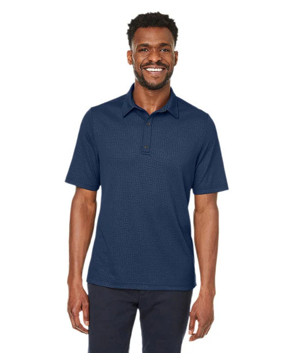 NE102 - North End Mens Replay Recycled Polo Shirt | Classic Navy