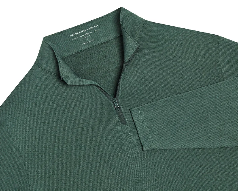 The Bell Pullover: Heathered Dark Sage