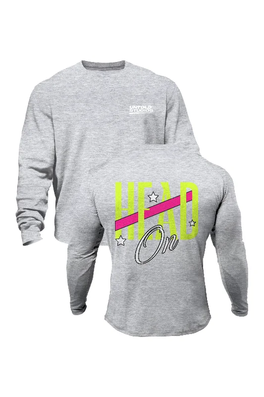 Untold Studios Head On Typography Logo Sweatshirt - Grey