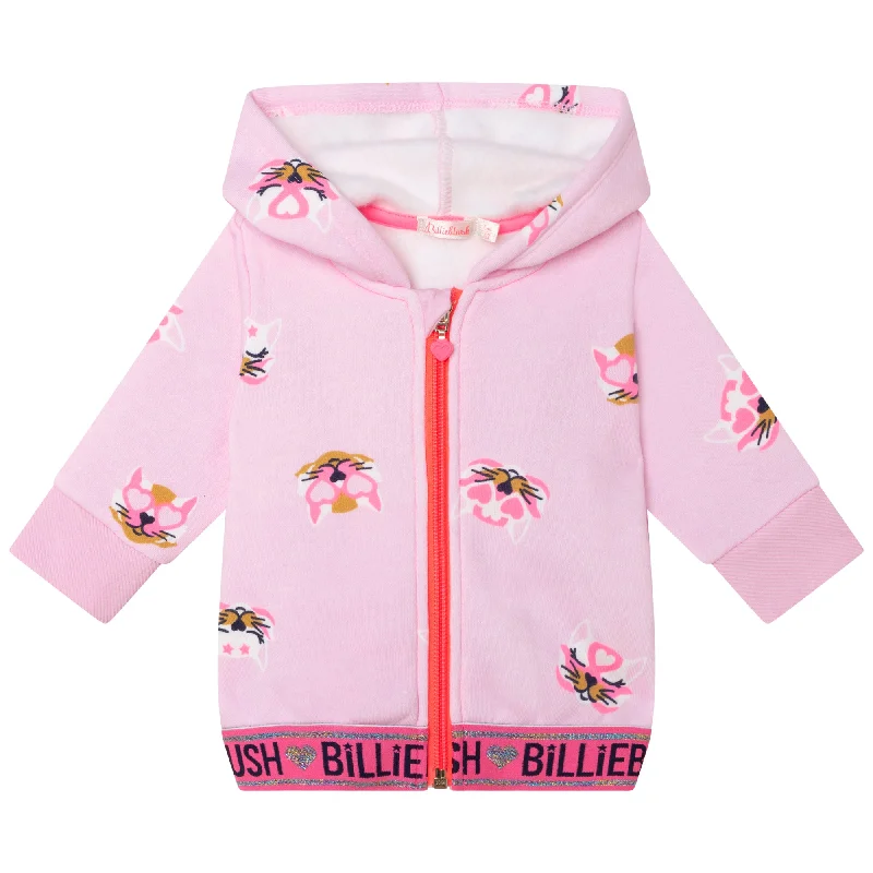 Billieblush Hooded Cardigan Pink