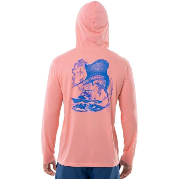 Guy Harvey Long Sleeve T-Shirt Long Sleeve Performance Hoodie