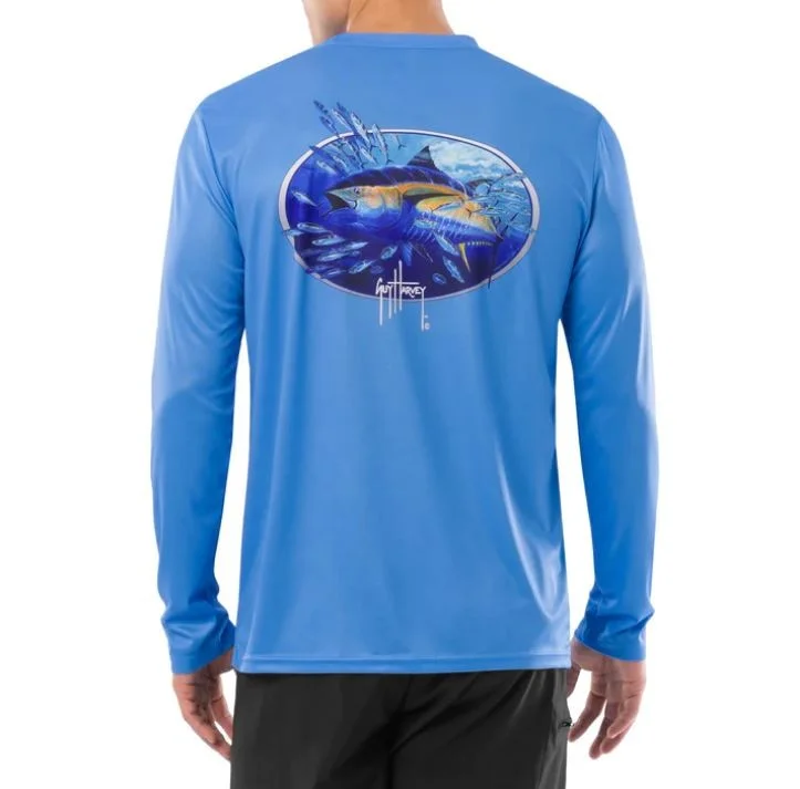 Guy Harvey Long Sleeve T-Shirt Performance Sun Protection Top