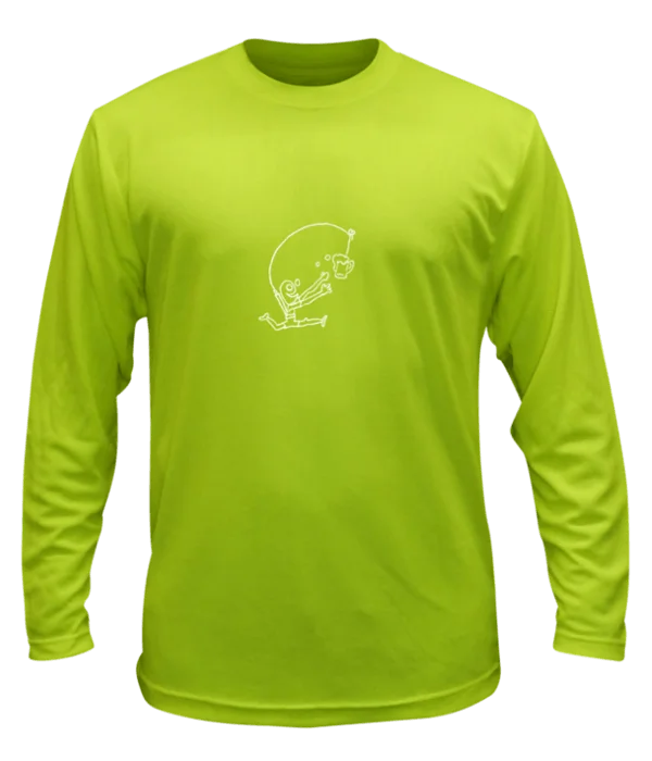 Unisex Reflective Long Sleeve Shirt - Drinker with a Running Problem