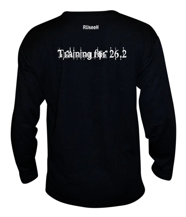 Unisex Reflective Long Sleeve Shirt - Training for 26.2