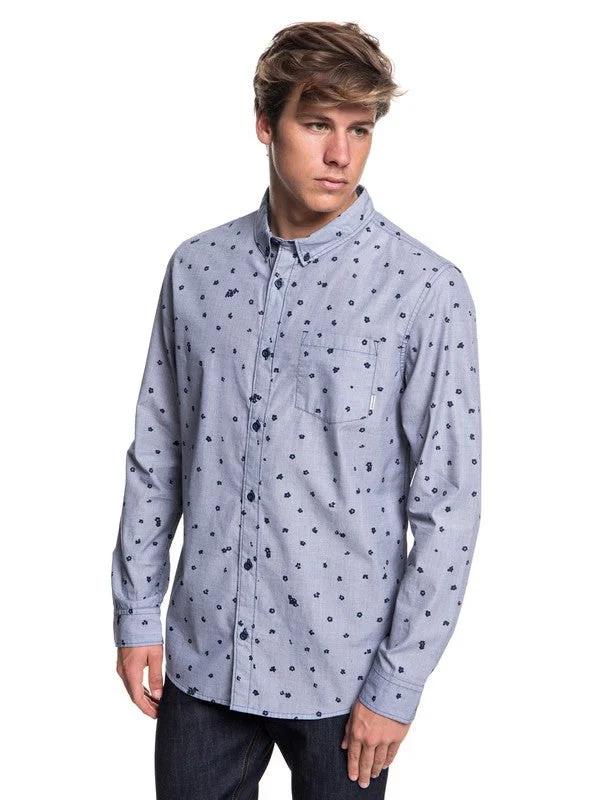 Quiksilver Long Sleeve Shirts Printed Mini Motif